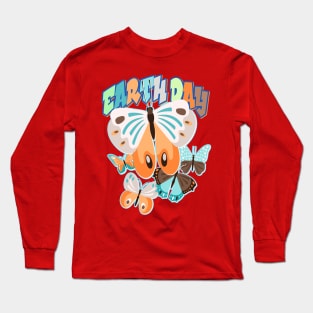 Earth Day/ Butterflies Long Sleeve T-Shirt